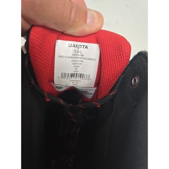 Dakota Men's WorkPro 2400 Steel Toe Mid Cut Safety Hiker Brown Size 12 W/L - Picture 4 of 10